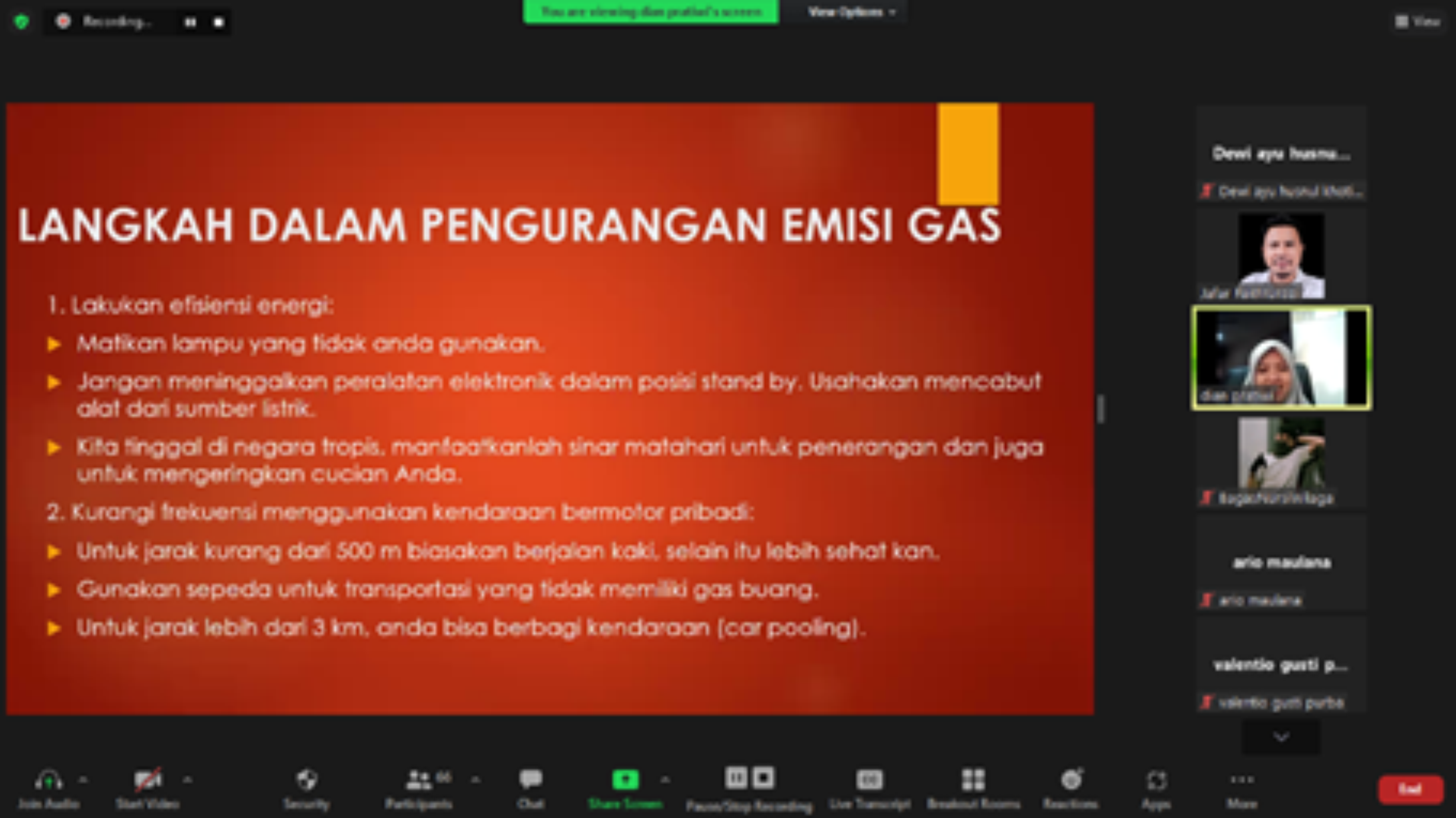 Universitas Teknokrat Indonesia Committed to Reduce Greenhouse and Gas Emissions