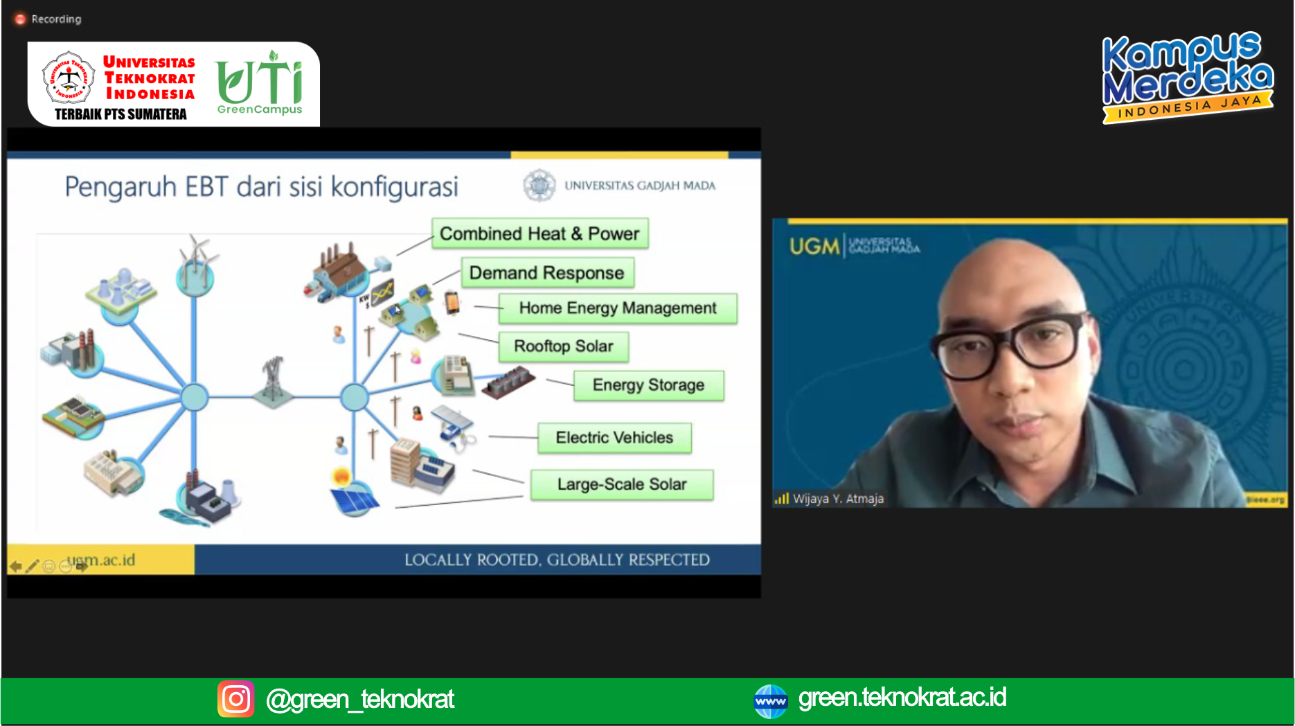 Wujudkan Green Campus, Teknokrat adakan Webinar “Potensi dan Optimalisasi Energi Terbarukan di Indonesia”