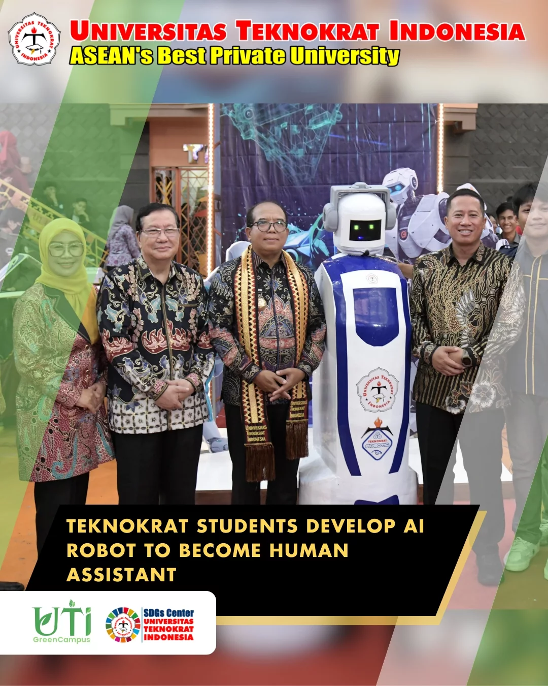 Smart Robot with Verbal Interaction: AI and NLP Integration by Universitas Teknokrat Indonesia Students