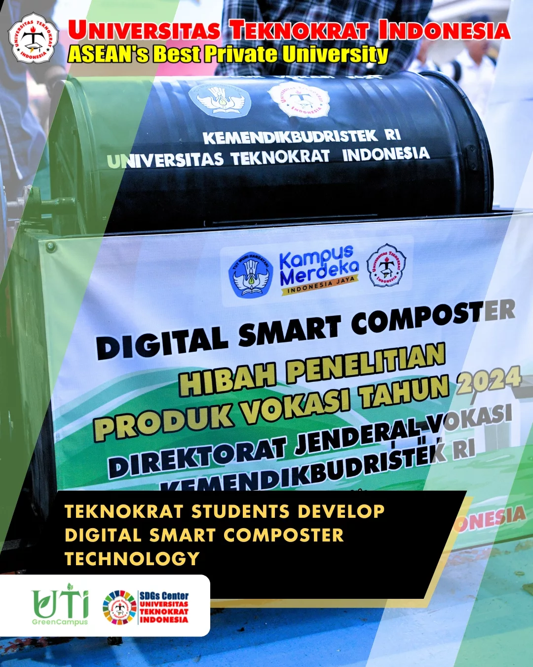 Teknokrat students develop digital smart composter technology