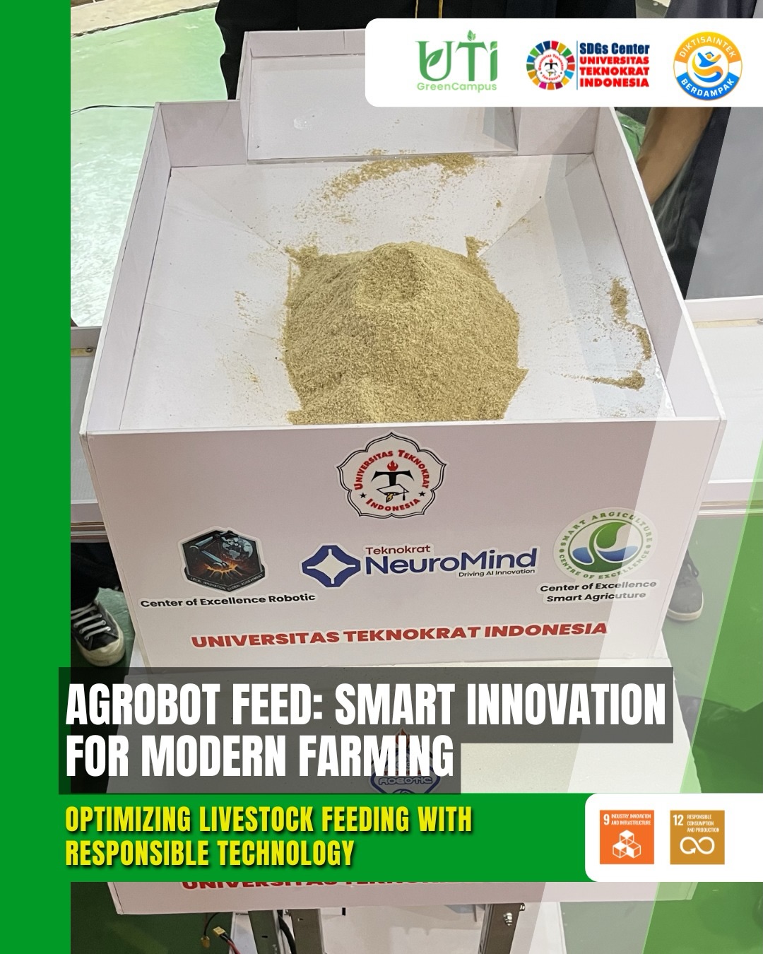 Universitas Teknokrat Indonesia Students Unveil AgroBot Feed, an AI-Powered Smart Collar System Transforming Livestock Farming