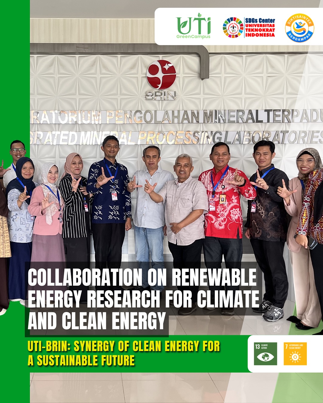 Universitas Teknokrat Indonesia and BRIN Strengthen Strategic Partnership to Advance Renewable Energy Research and Climate Action